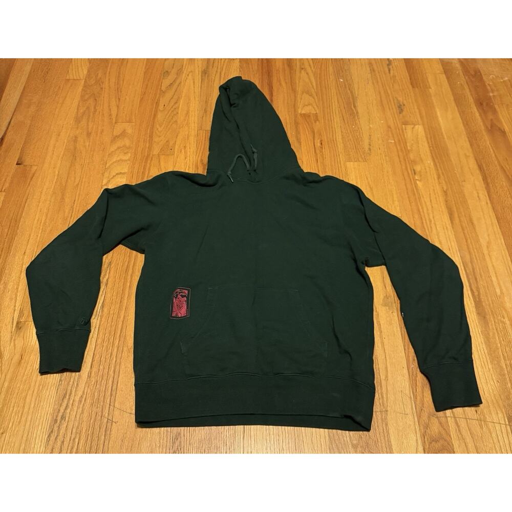 Uniqlo UT Hoodie Men's Medium Green Basquiat Joker Batman Collaboration Graphic